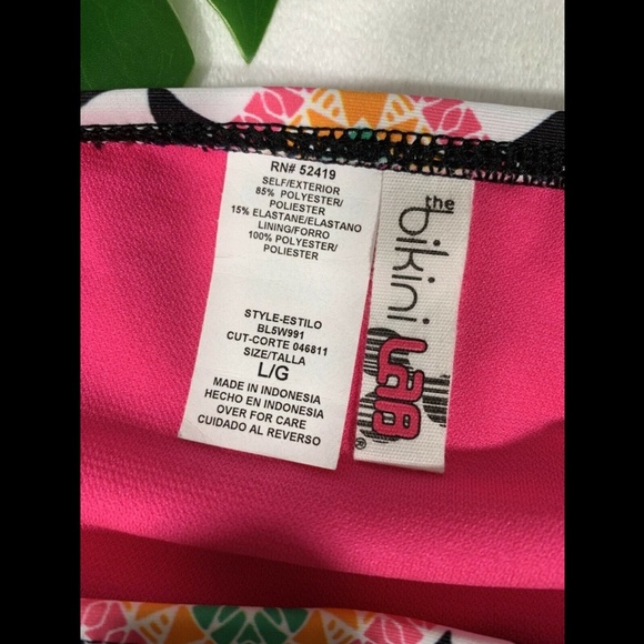 NWT $32 Bikini Lab Empire Fun Skimpy Hipster Bikini Bottoms [ SZ Large‎ ] - Picture 6 of 8